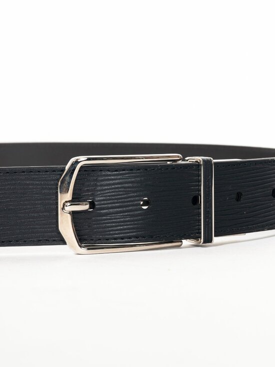 Louis Vuitton Men's Black Epi-Leather Belt - Picture 3 of 6